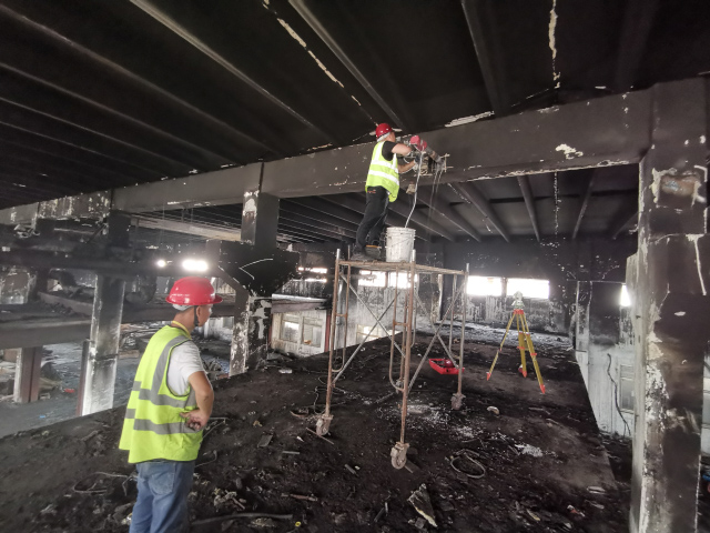 房屋火災后檢測